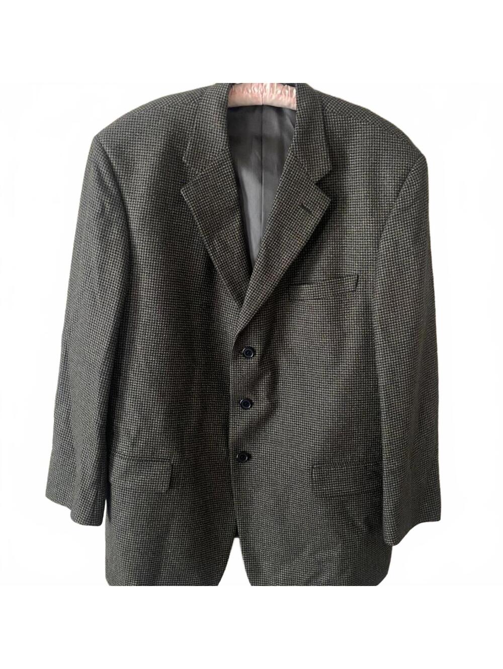 Vintage 90s Wool Silk Givenchy Monsieur Blazer 46 Sport Coat